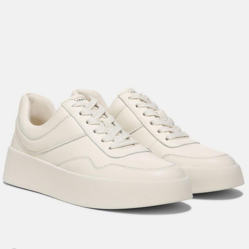 VINCE Warren Court Sneakers Leather Size 9.5 New